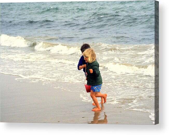 Two Acrylic Print featuring the photograph The Beach by Gordon James