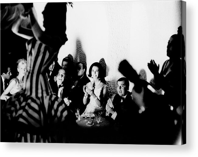 Entertainment Acrylic Print featuring the photograph The Countess Of Quintanilla At El Duende by Henry Clarke