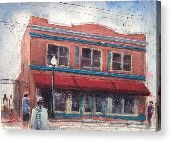 Ebonia Acrylic Print featuring the painting The EboNia Gallery by Gregory DeGroat