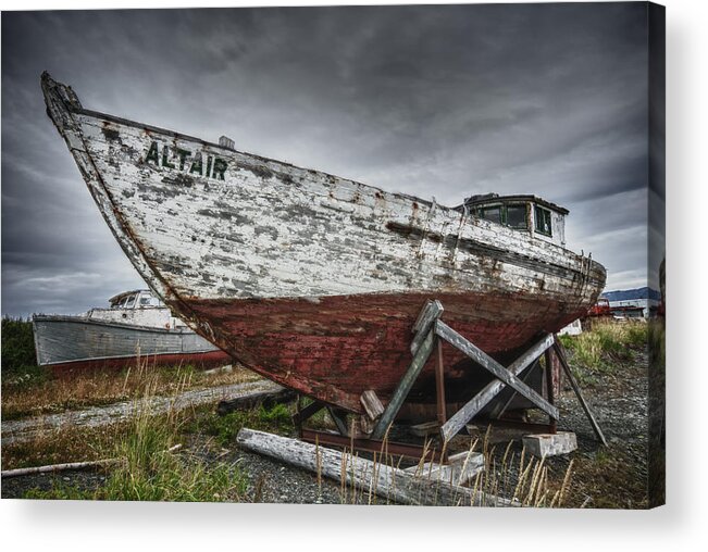 Boats Acrylic Print featuring the photograph The Lost Fleet Altair 2 by Ghostwinds Photography
