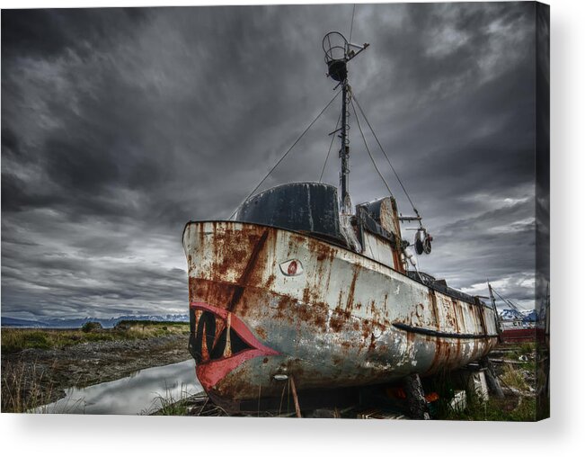 Boats Acrylic Print featuring the photograph The Lost Fleet Jaws by Ghostwinds Photography