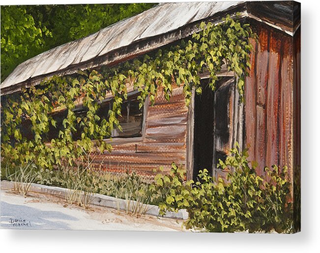 General Store Acrylic Print featuring the painting The Old General Store by Darice Machel McGuire