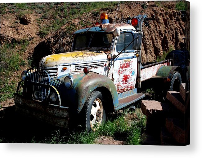 Truck Acrylic Print featuring the photograph The old truck by Dany Lison