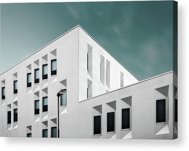 Modern Acrylic Print featuring the photograph The Rental House by Gilbert Claes