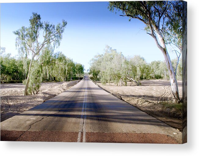 Landscapes Acrylic Print featuring the photograph The Road to Back of Beyond by Holly Kempe