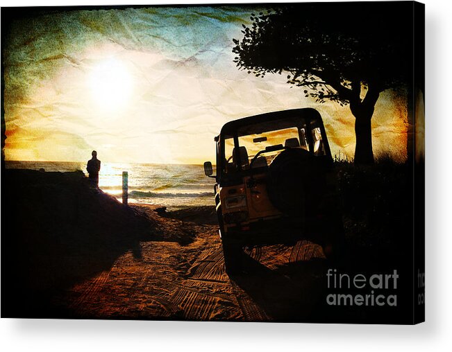 Beach Acrylic Print featuring the photograph Time to Think by Sabine Jacobs