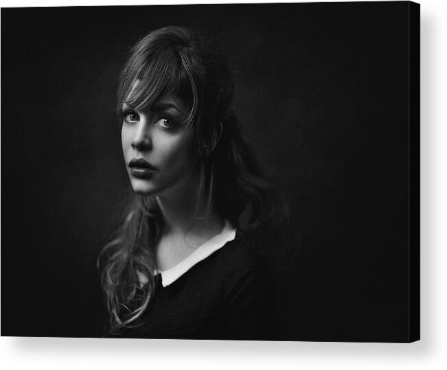 Dark Acrylic Print featuring the photograph Topaz by Zachar Rise