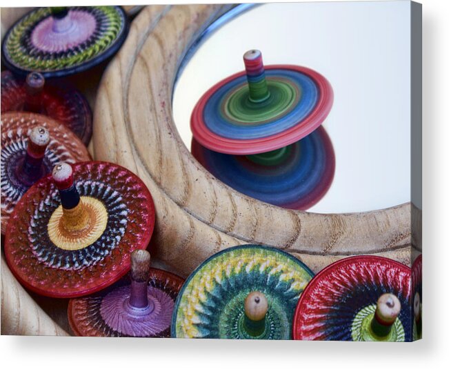 Toys Acrylic Print featuring the photograph Tops by Nikolyn McDonald