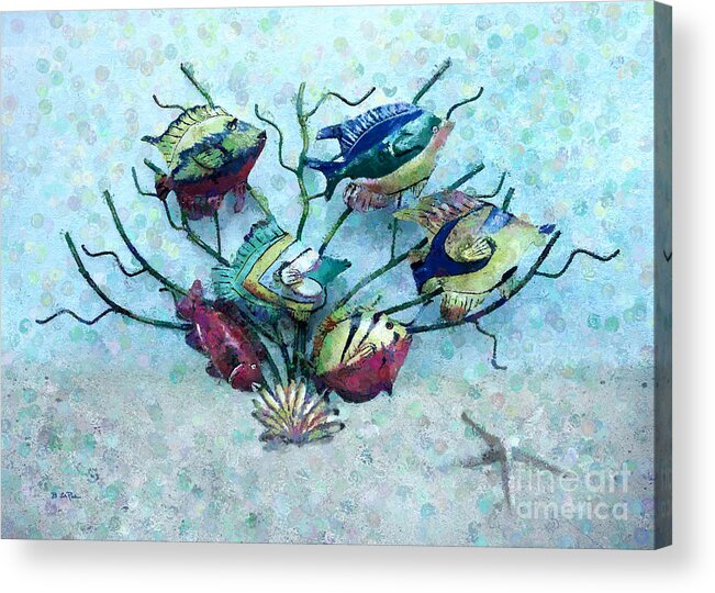 Tropical Fish Acrylic Print featuring the photograph Tropical Fish 4 by Betty LaRue