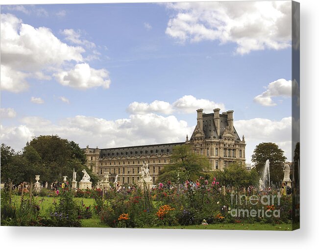 Photography Acrylic Print featuring the photograph Tuileries Garden by Ivy Ho