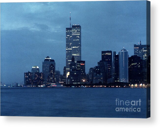 Twin Towers Acrylic Print featuring the photograph Twin Towers by George DeLisle