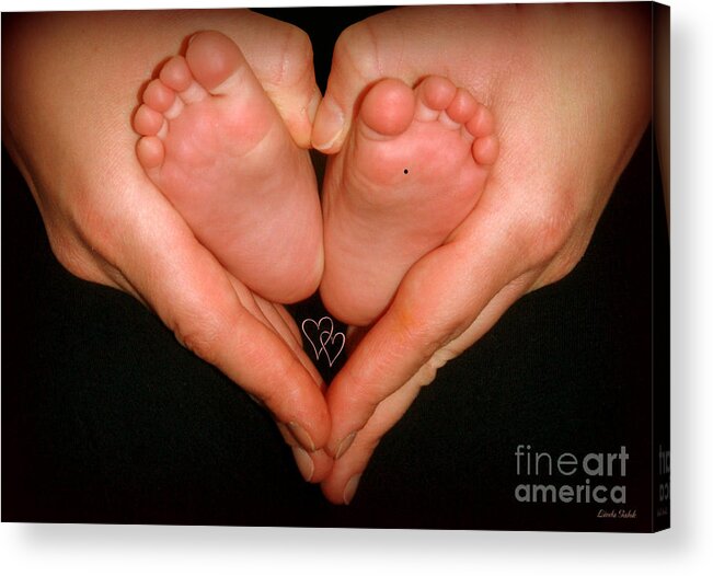 two hearts hands baby feet linda galok