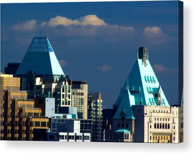 City Acrylic Print featuring the photograph Vancouver BC by Dale Stillman