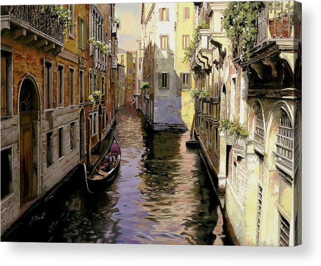 Venice Acrylic Print featuring the painting Venezia Chiara by Guido Borelli