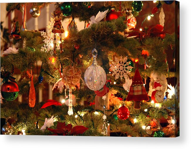 Best Sellers Acrylic Print featuring the photograph Vintage Christmas Tree by Melany Sarafis