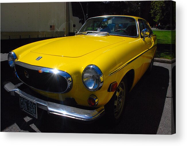 Auotmobiles Acrylic Print featuring the photograph Volvo P1800ES by John Schneider