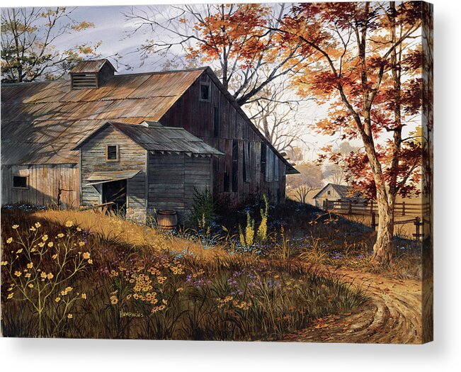 #faatoppicks Acrylic Print featuring the painting Warm Memories by Michael Humphries