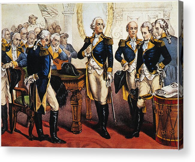 1783 Acrylic Print featuring the photograph Washingtons Farewell by Granger