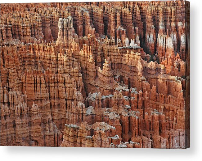 Bryce Canyon Acrylic Print featuring the photograph Waving Spires in Bryce Canyon National Park by Bruce Gourley