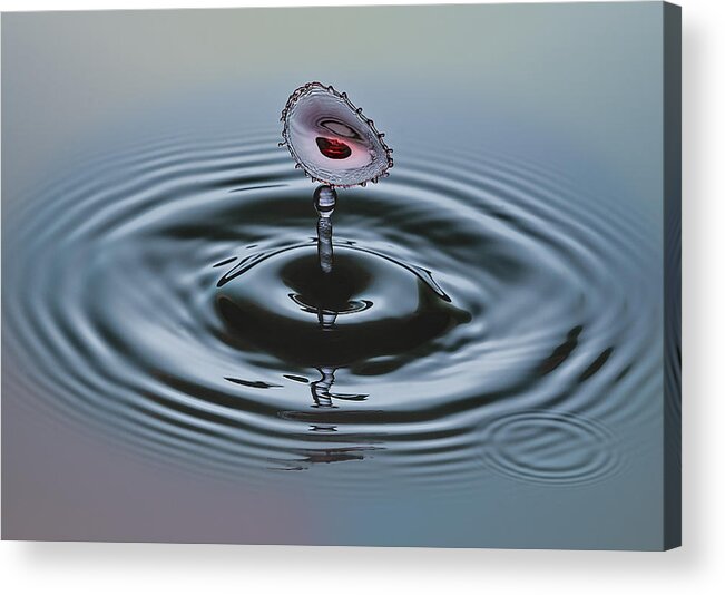 Water Acrylic Print featuring the photograph Wet Lips by Susan Candelario