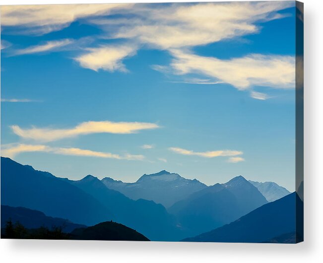 Sky Acrylic Print featuring the photograph Where earth meets sky by Jenny Setchell