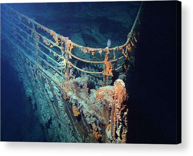 Titanic Acrylic Print featuring the photograph Wreck Of Rms Titanic by Noaa/science Photo Library