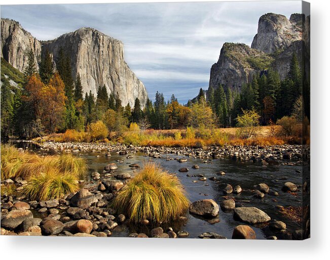 Yosemite El Cap Acrylic Print featuring the photograph Yosemite El Cap by Dan Peak