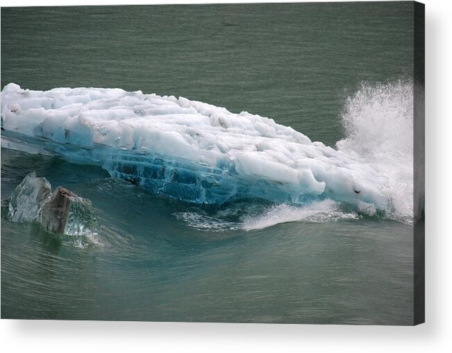 Ice Acrylic Print featuring the photograph Glacier by Marilyn Wilson