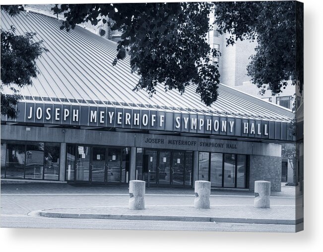 Arts District Acrylic Print featuring the photograph Meyerhoff Symphony Hall #1 by Dennis Dame