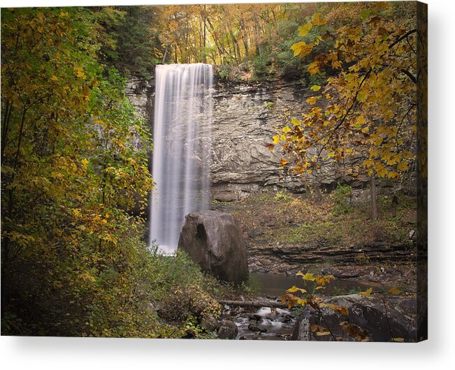 Waterfall Acrylic Print featuring the photograph Waterfall #10 by David Troxel