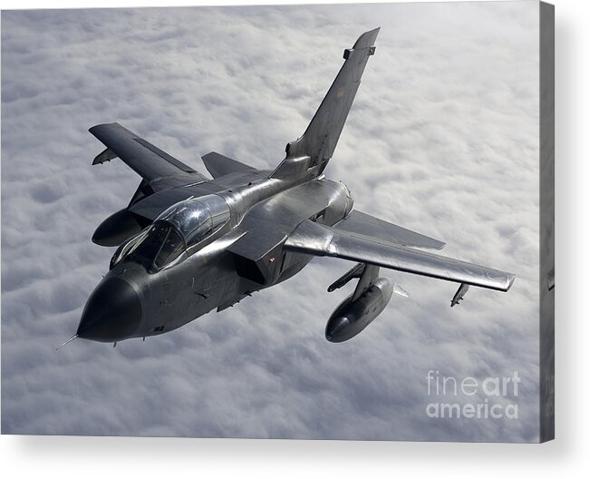 Germany Acrylic Print featuring the photograph A Luftwaffe Tornado Ids Over Northern #11 by Gert Kromhout