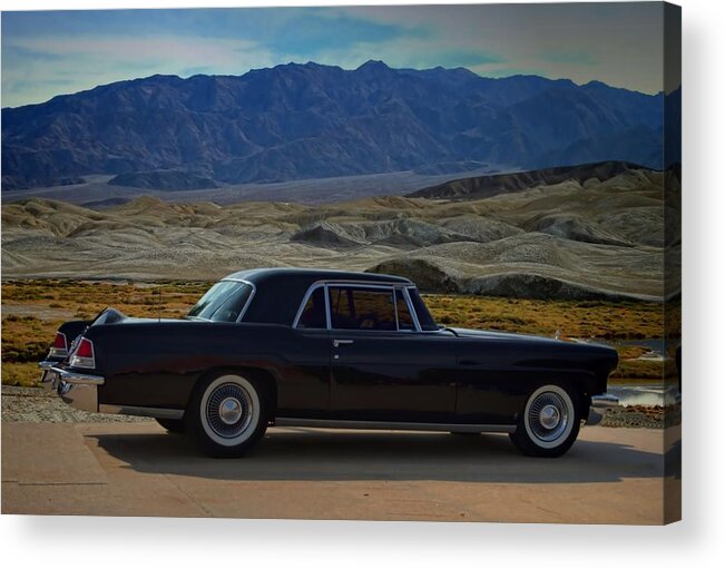 1956 Acrylic Print featuring the photograph 1956 Continental Mark II by Tim McCullough