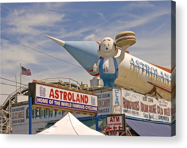 Astroland Acrylic Print featuring the photograph Astroland #2 by Frank Winters