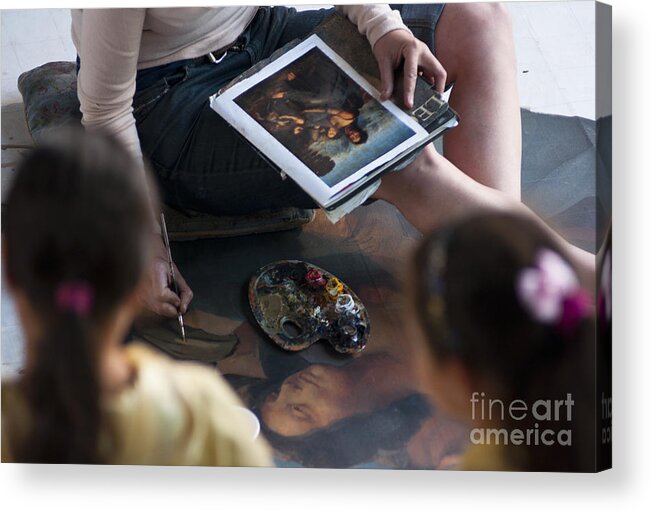 England Acrylic Print featuring the photograph Artist by Andrew Michael