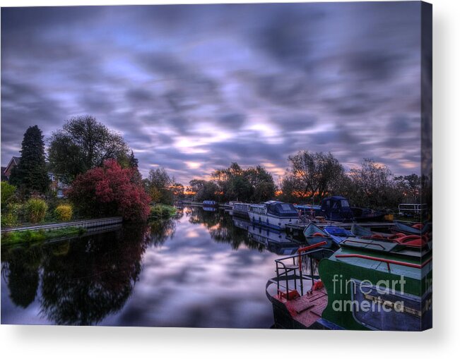 Hdr Acrylic Print featuring the photograph Barrow Sunrise In Motion by Yhun Suarez