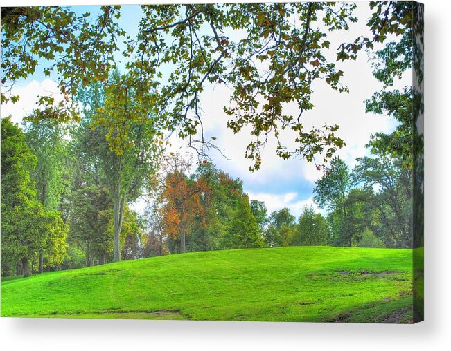  Acrylic Print featuring the photograph Beginning of Fall by Michael Frank Jr