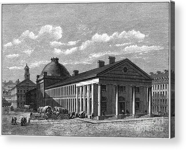 1826 Acrylic Print featuring the photograph Boston: Quincy Market by Granger