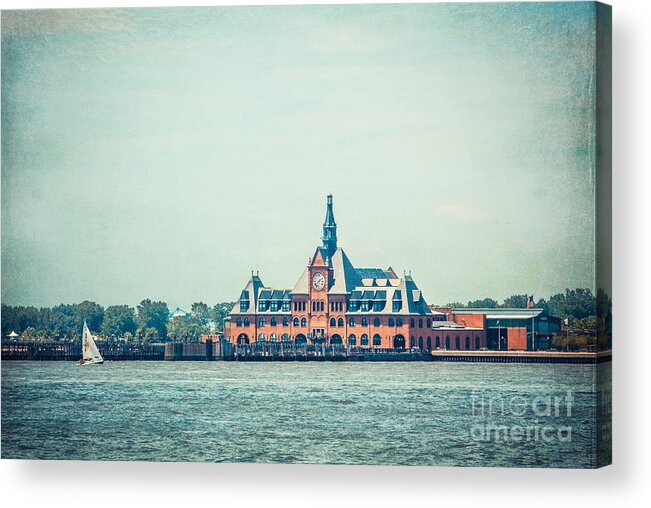 Nyc Acrylic Print featuring the photograph Central Railroad Terminal of New Jersey by Hannes Cmarits