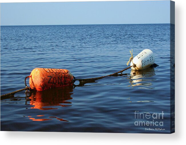 Buoy Acrylic Print featuring the photograph Closed by Barbara McMahon