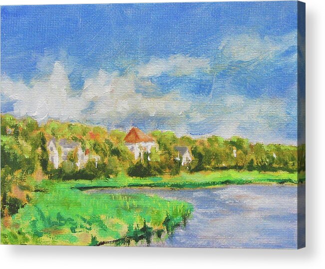 Coatuit Acrylic Print featuring the painting Coatuit Road by James Flynn