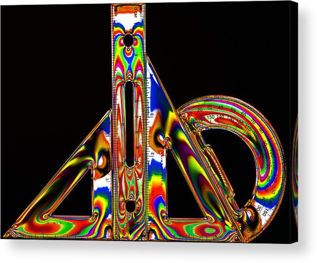 Geometry Set Acrylic Print featuring the photograph Colourful Geometry by Steve Purnell