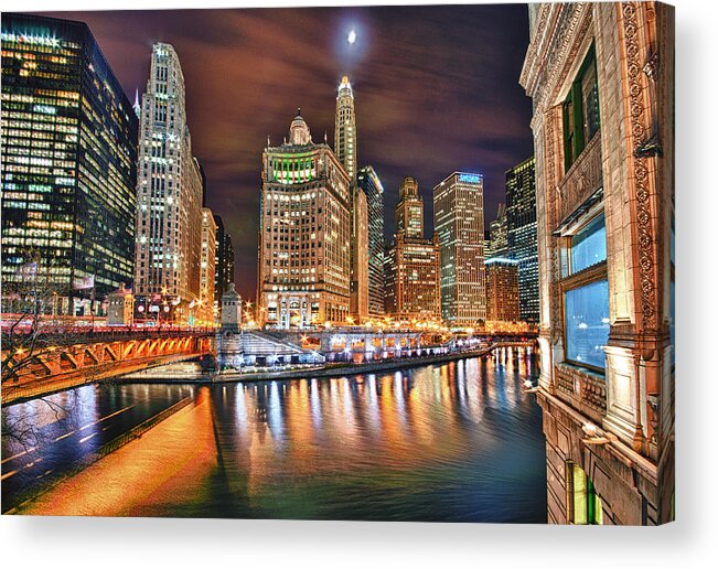 Chicago Acrylic Print featuring the photograph Electric City by Joel Olives