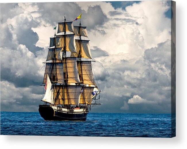 Tall Ship Acrylic Print featuring the photograph Friendship of Salem by Fred LeBlanc