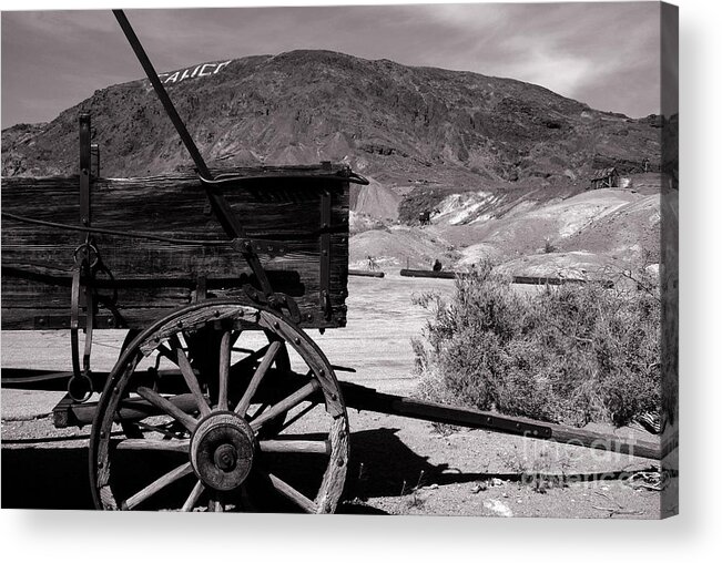 Wooden Acrylic Print featuring the photograph From the Good Old Days by Susanne Van Hulst