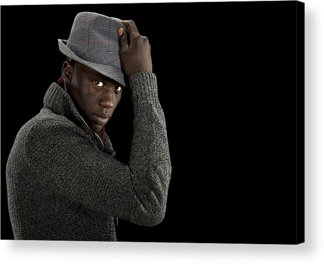 Black Man Acrylic Print featuring the photograph Good day by Jim Boardman