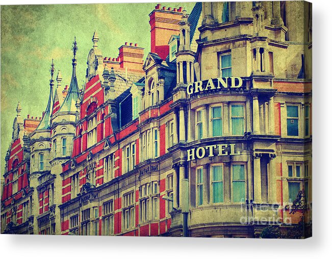 Yhun Suarez Acrylic Print featuring the photograph Grand Hotel by Yhun Suarez