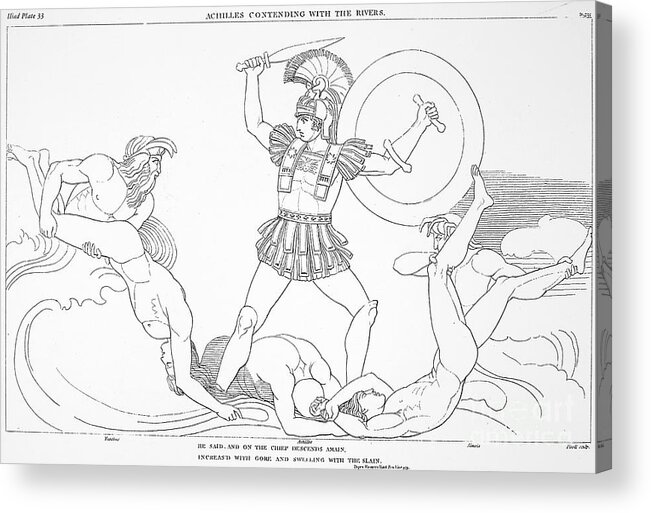 1793 Acrylic Print featuring the photograph Homer: The Iliad by Granger