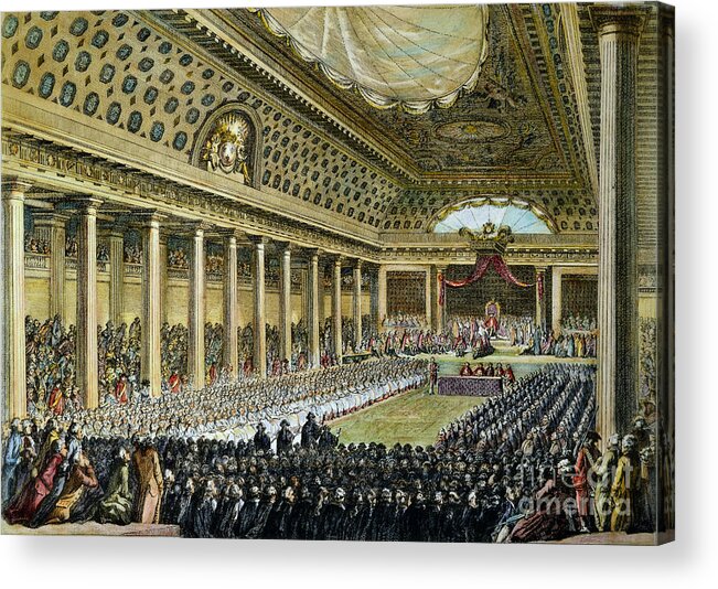 1789 Acrylic Print featuring the drawing Louis Xvi - Estates General by Granger