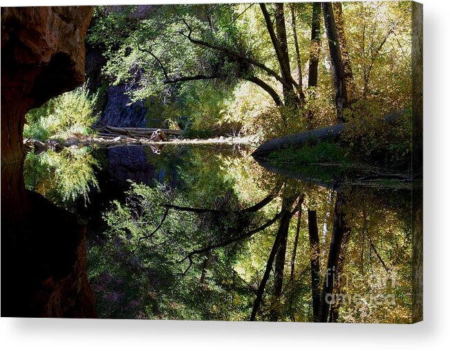 Reflection Acrylic Print featuring the photograph Mirror Reflection by Tam Ryan