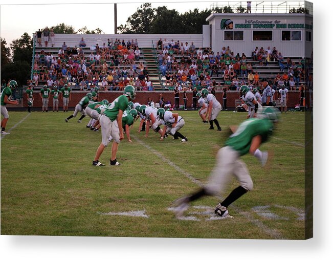 Sports Acrylic Print featuring the photograph Off Sides by Thomas Woolworth